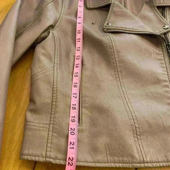 Anthropologie Womens Vegan leather jacket size L-XL NEW without tags BLANKNYC - Picture 9 of 13